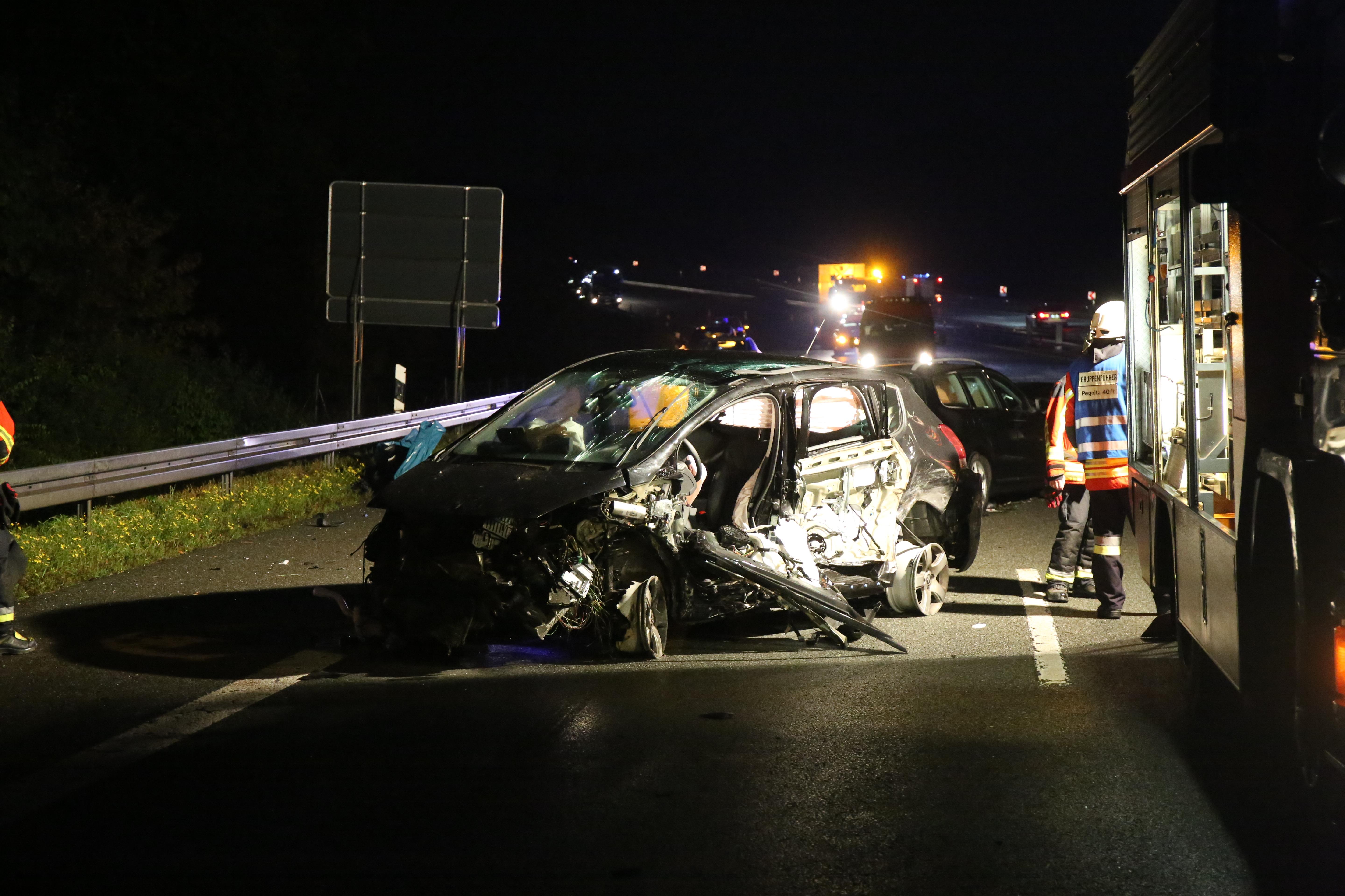 Karambolage: Schwerer Unfall Auf Der A9 Bei Pegnitz