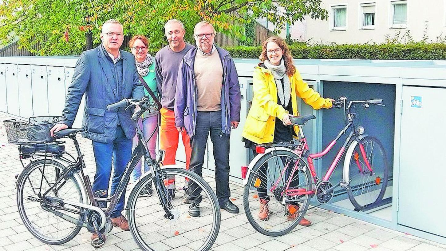 Schwabach: Neue Fahrradgaragen am Bahnhof
