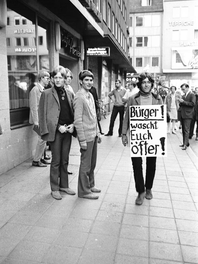 12. Oktober 1967: Hippies erregten Aufsehen