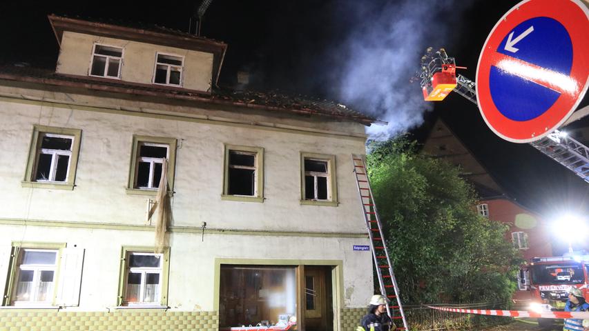 Brand in leerstehendem oberfränkischen Wohnhaus 