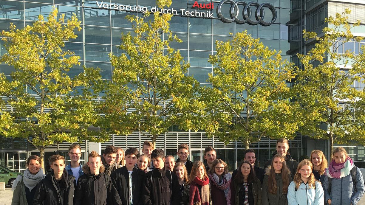 Besonders beeindruckt waren die tschechischen Schüler von der Führung bei Audi in Ingolstadt. Eine Woche lang war die Gruppe zu Gast bei Hilpoltsteiner Realschülern.