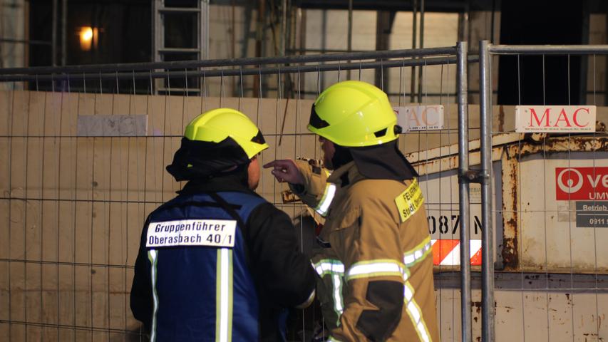 Spektakuläre Übung:  Drei Feuerwehren aus Oberasbach im Einsatz