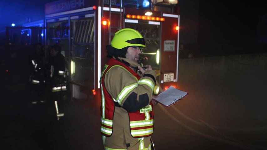 Spektakuläre Übung:  Drei Feuerwehren aus Oberasbach im Einsatz