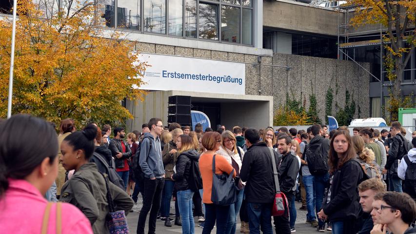 3500 Studenten für die FAU: Die Erlanger Uni begrüßt ihre 