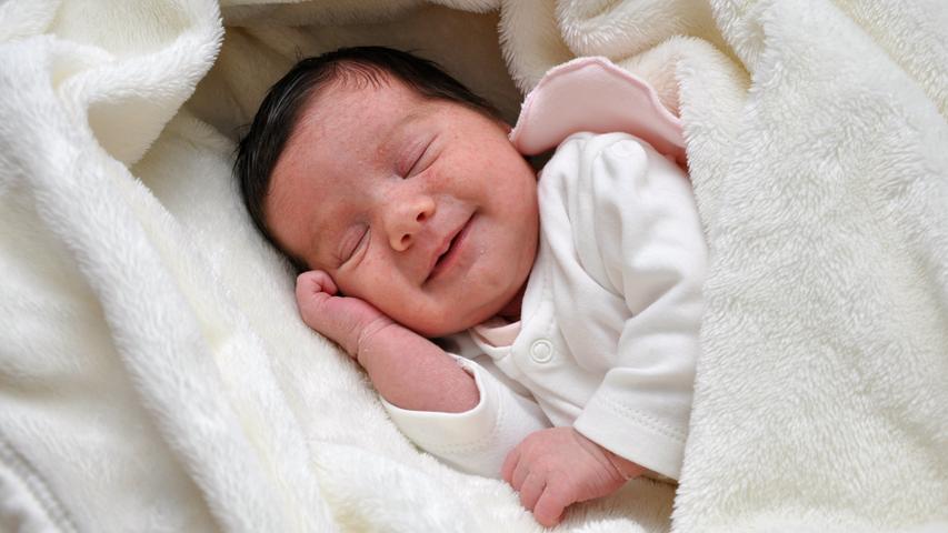 Da scheint es jemandem sehr gut zu gehen: Azra Elif kam am 29. September im Südklinikum zur Welt. Bei ihrer Geburt wog sie genau 3000 Gramm und war exakt 50 Zentimeter groß.