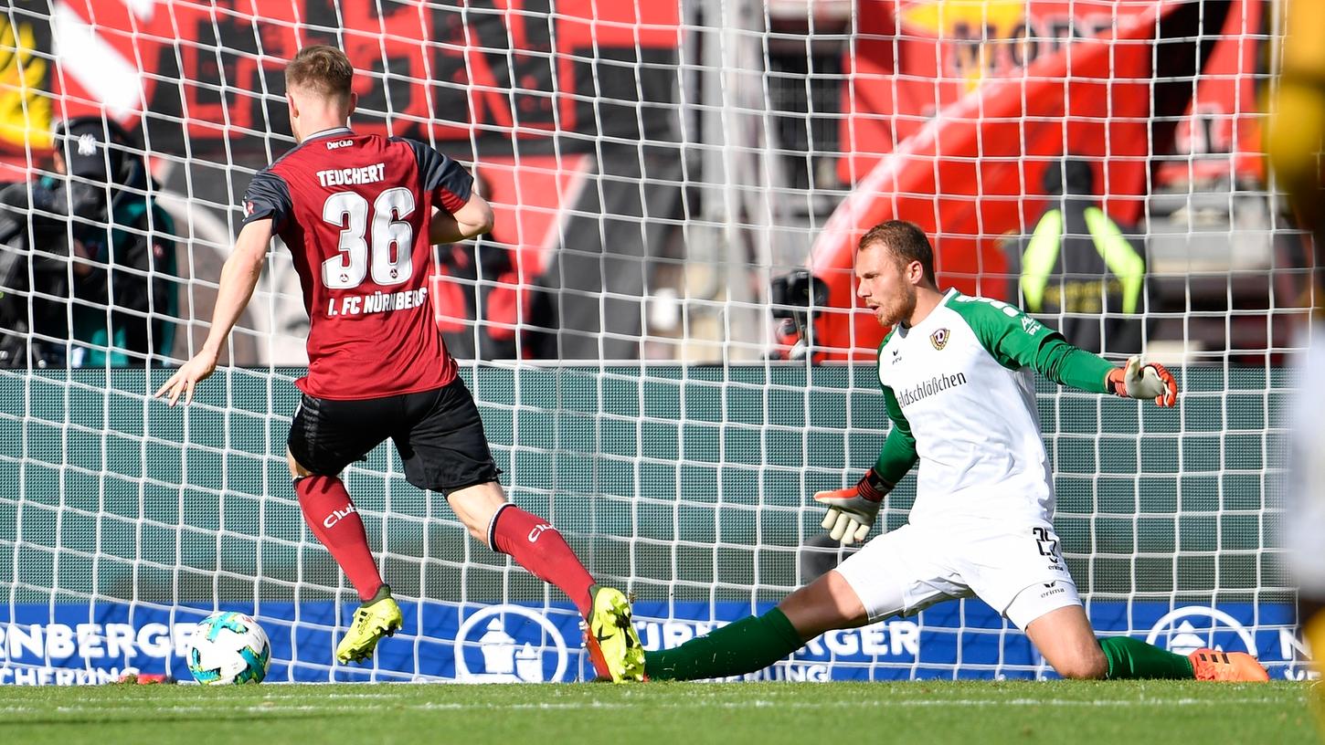 Erzielte in der Schlussphase den Siegtreffer: Club-Stürmer Cedric Teuchert.
