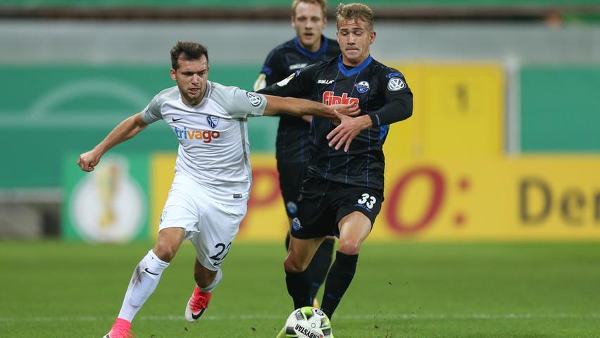 Bochum ist raus: Der Zweitligist unterlag am Dienstag dem SC Paderborn mit 0:2.