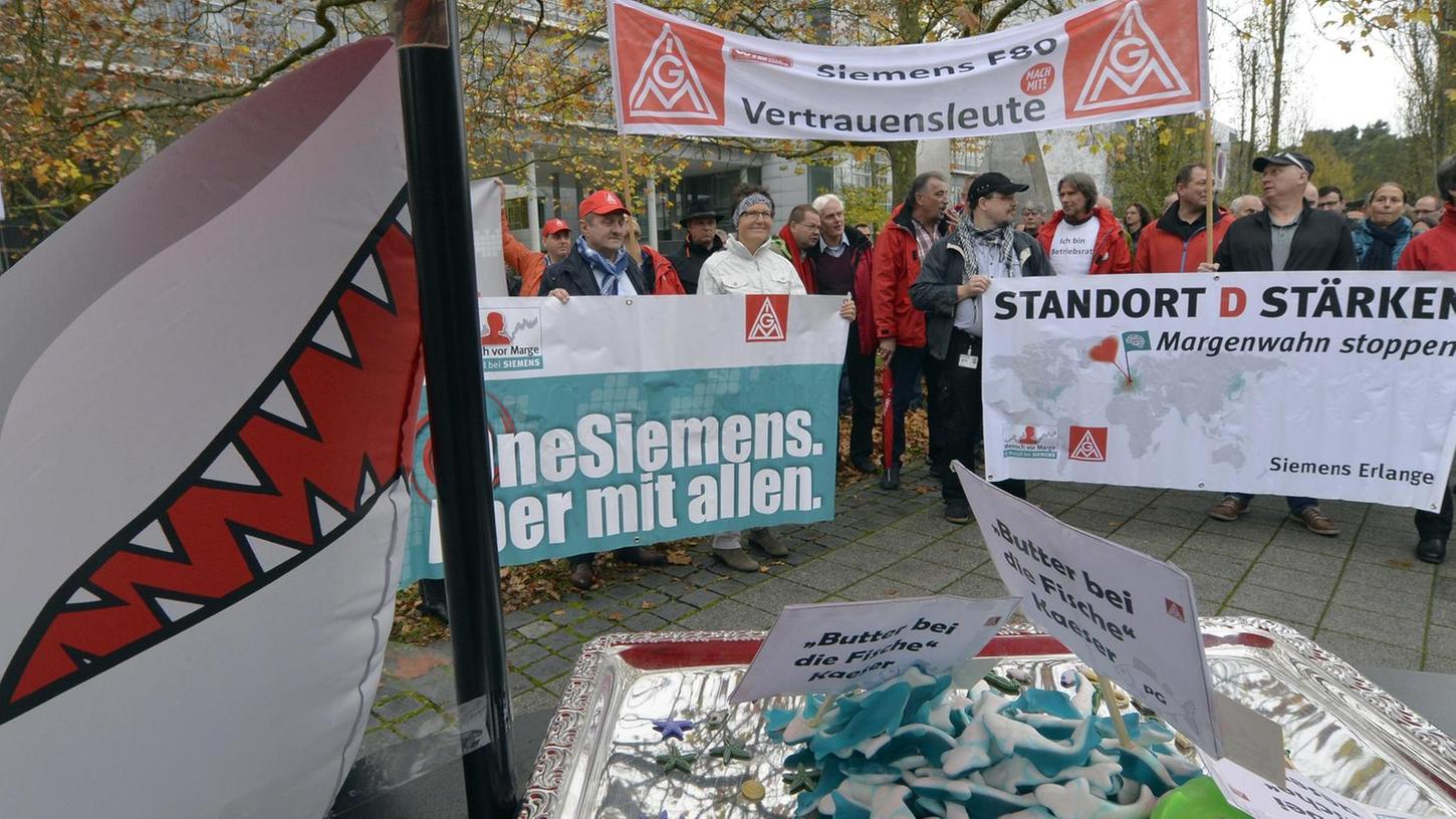"Wir wollen wissen, was Sache ist": Demonstration bei PG-Siemens.