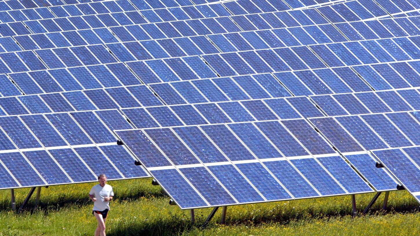 Ein fünf Hektar großer Solarpark in Walkersbrunn
