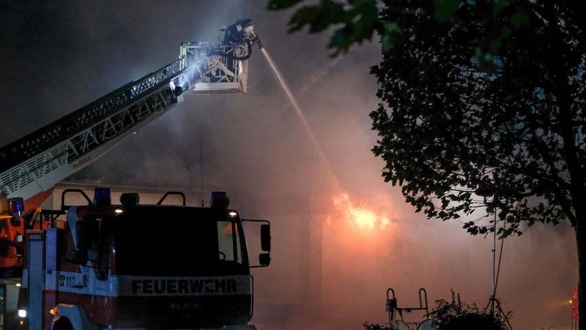 Großbrand in Gibitzenhof: Discounter brannte lichterloh