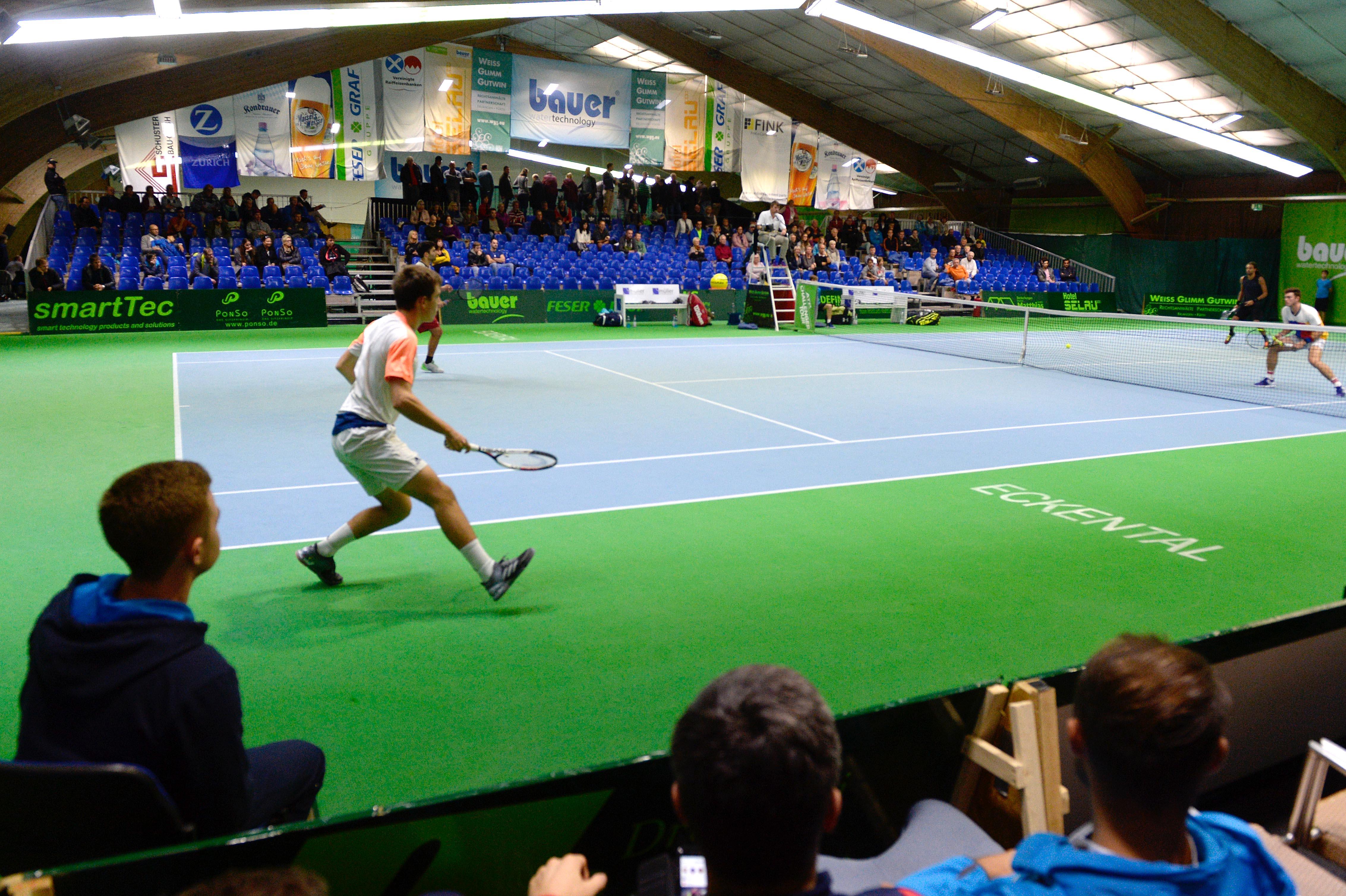 Blauer Belag Neuer Teppich Fur Eckentaler Atp Turnier Eckental