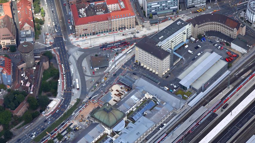 Knotenpunkt mit Baustelle: Der Nürnberger Hauptbahnhof ist das Dreh- und Angelkreuz für viele Reisende.