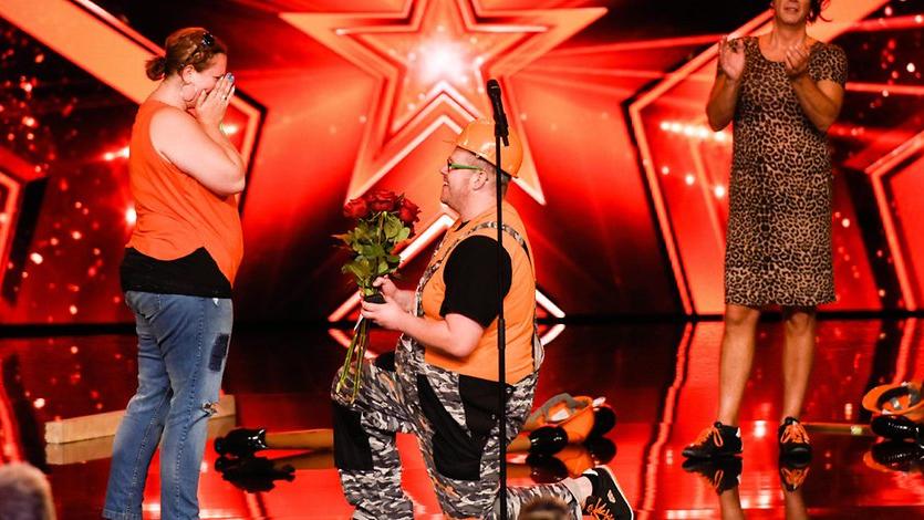 Da staunt Bohlen: Heiratsantrag beim Supertalent