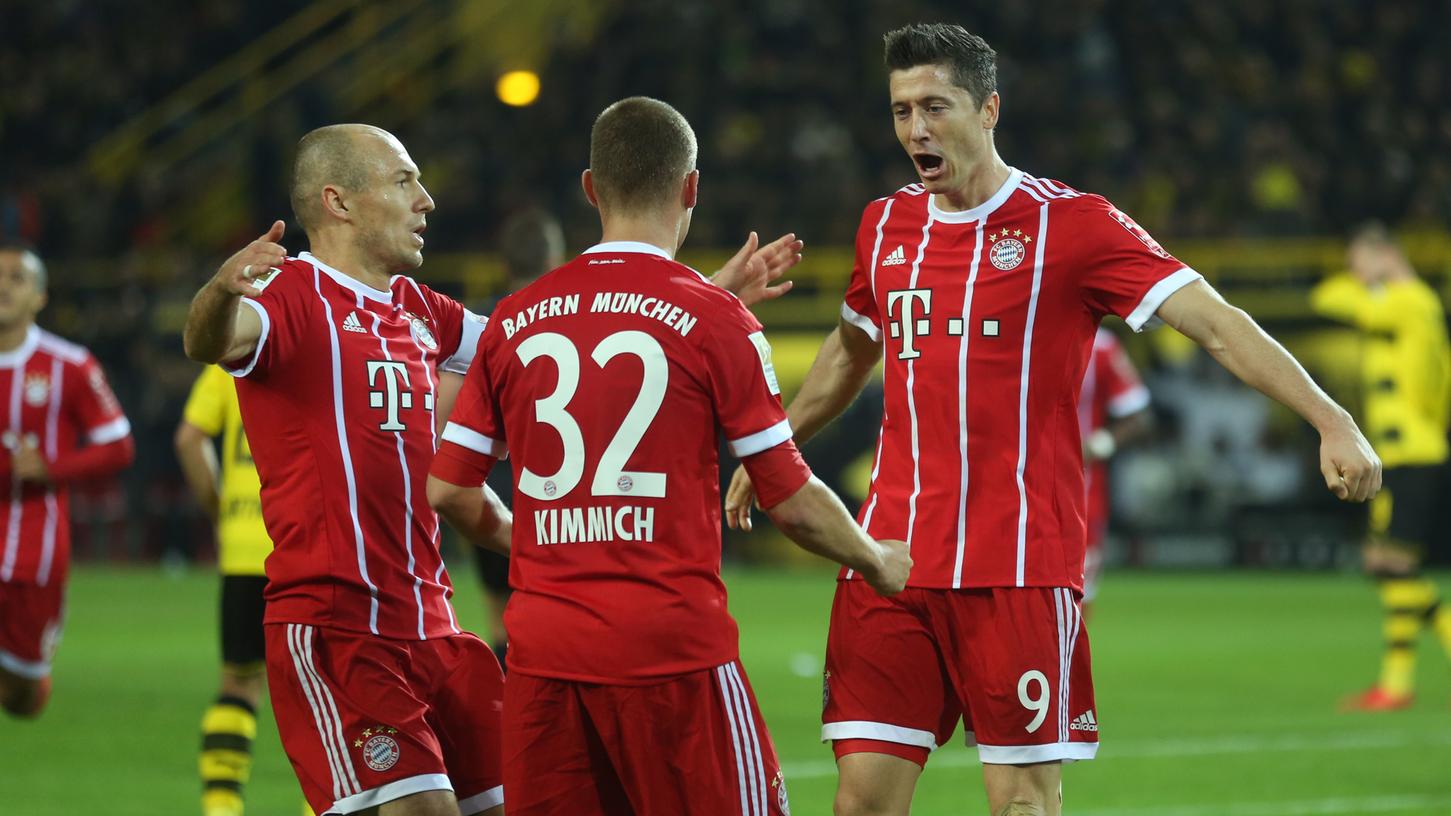 3:1-Sieg im Klassiker: FC Bayern jubelt in Dortmund