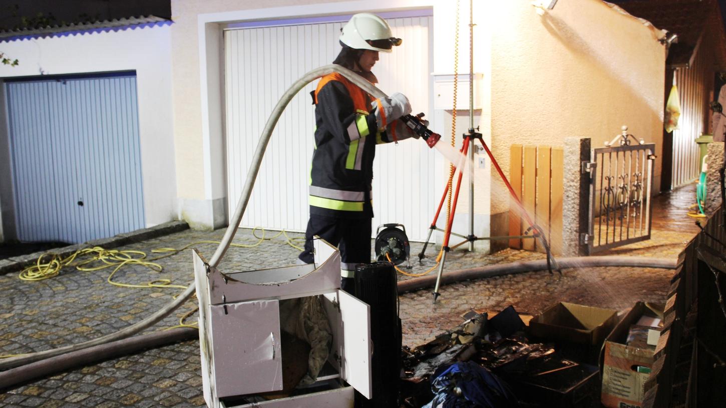 Kellerbrand in Höchstadt: Sauna fing Feuer