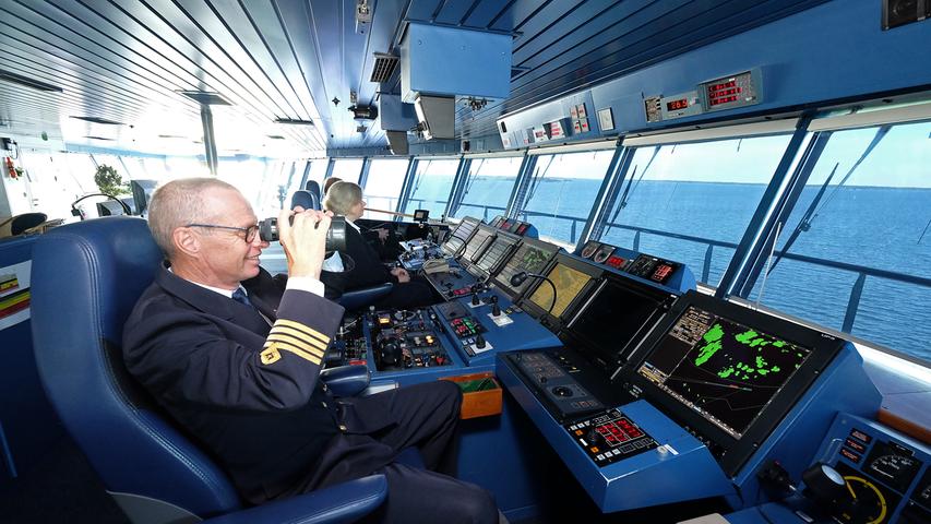 Jan-Tore Thörnroos, Senior Kapitän. Seit 1990 bei Viking Line, seit 2003 Kapitän der Cinderella. Das Fährschiff auf der Route von Stockholm nach Åland.