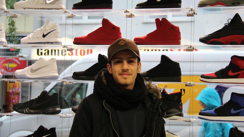 Marco Grifo, 18 Jahre: "Mein Favorit ist Nike, genauer gesagt das Model Air Force One, weil diese Schuhe meiner Meinung nach den besten Style haben."