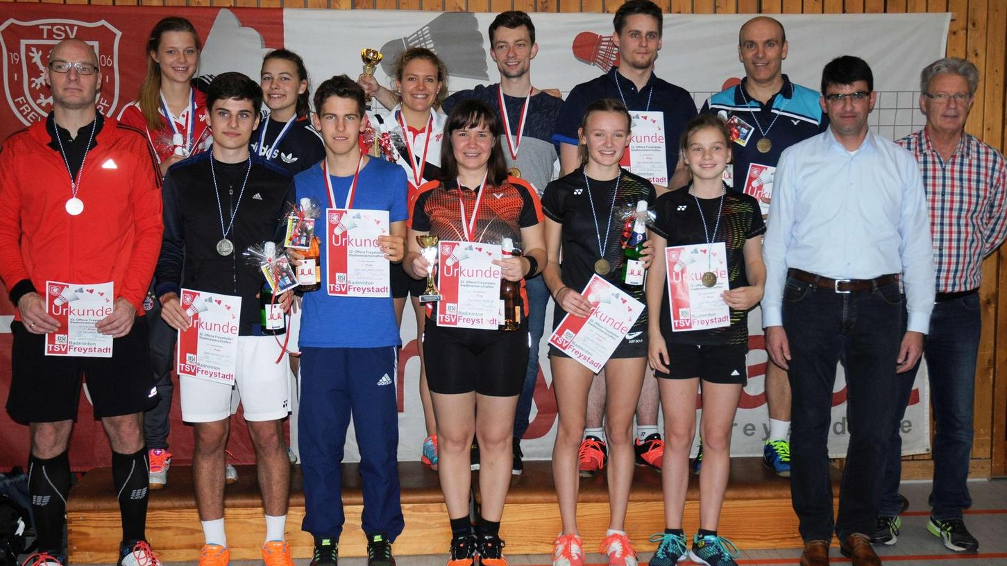 Mammut-Turnier wurde Kraftakt für Badminton Freystadt