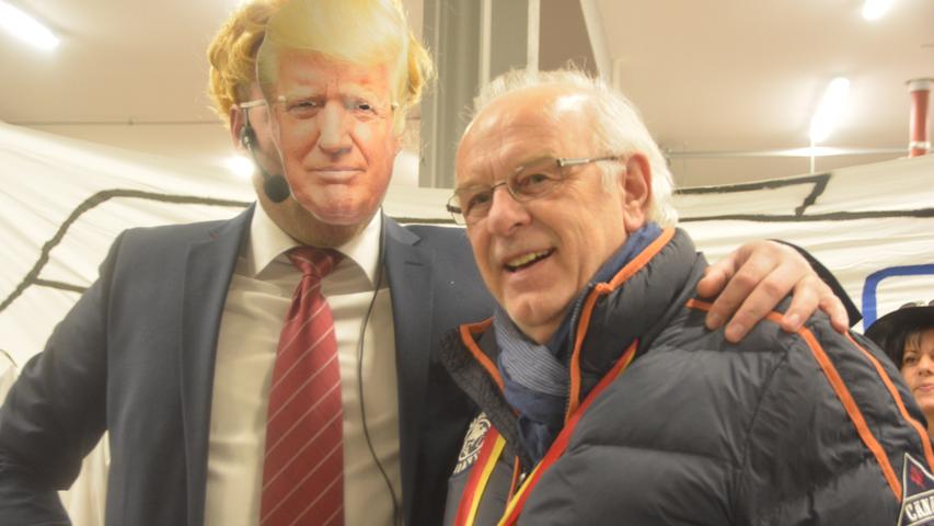 "Heroldsbach first; America second": Edgar Büttner und Donald Trump werden Freunde fürs Leben.