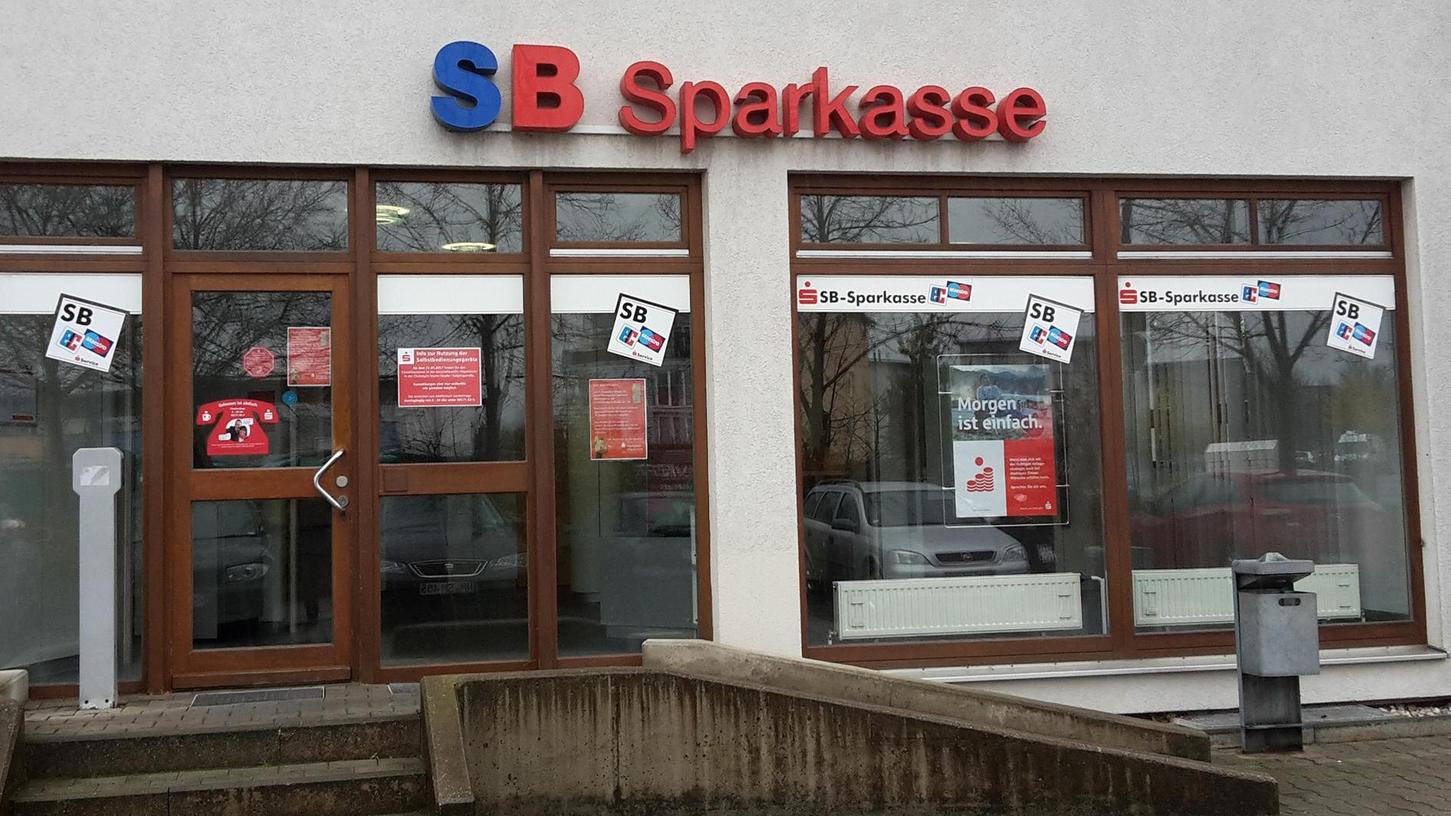 SB-Sparkasse in Hilpoltstein ist angezählt