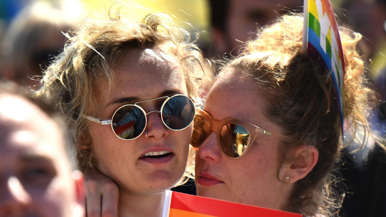 61,6 Prozent der Befragung stimmten in Australien für die gleichgeschlechtliche Ehe.
