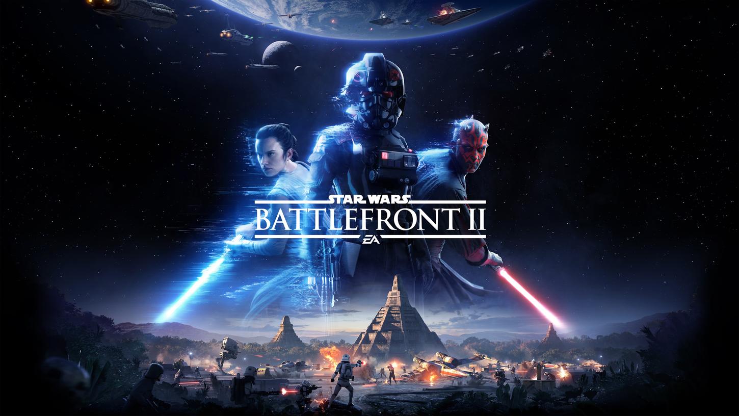 Star Wars: Battlefront 2 handelt zwischen Episode VI und Episode VII, bietet allerdings auch einen umfangreichen Mehrspielermodus übers Internet. Star Wars: Battlefront 2 handelt zwischen Episode VI und Episode VII, bietet allerdings auch einen umfangreichen Mehrspielermodus übers Internet.