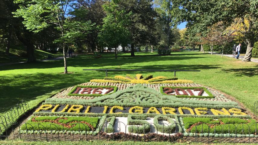 Die Public Gardens von Halifax sind viktorianische Gärten mitten in der Stadt.