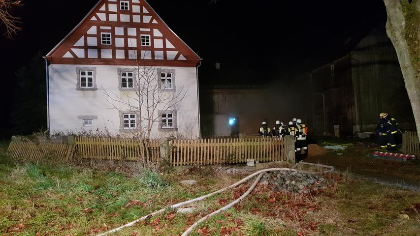 Feuer in Oberfranken: Pelletheizung brennt komplett aus