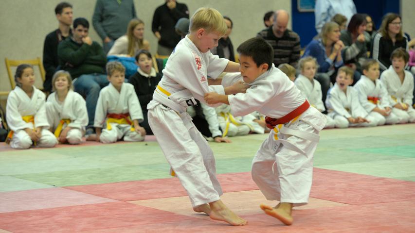Kleine Kämpfer: Judo-Meisterschaft in Erlangen