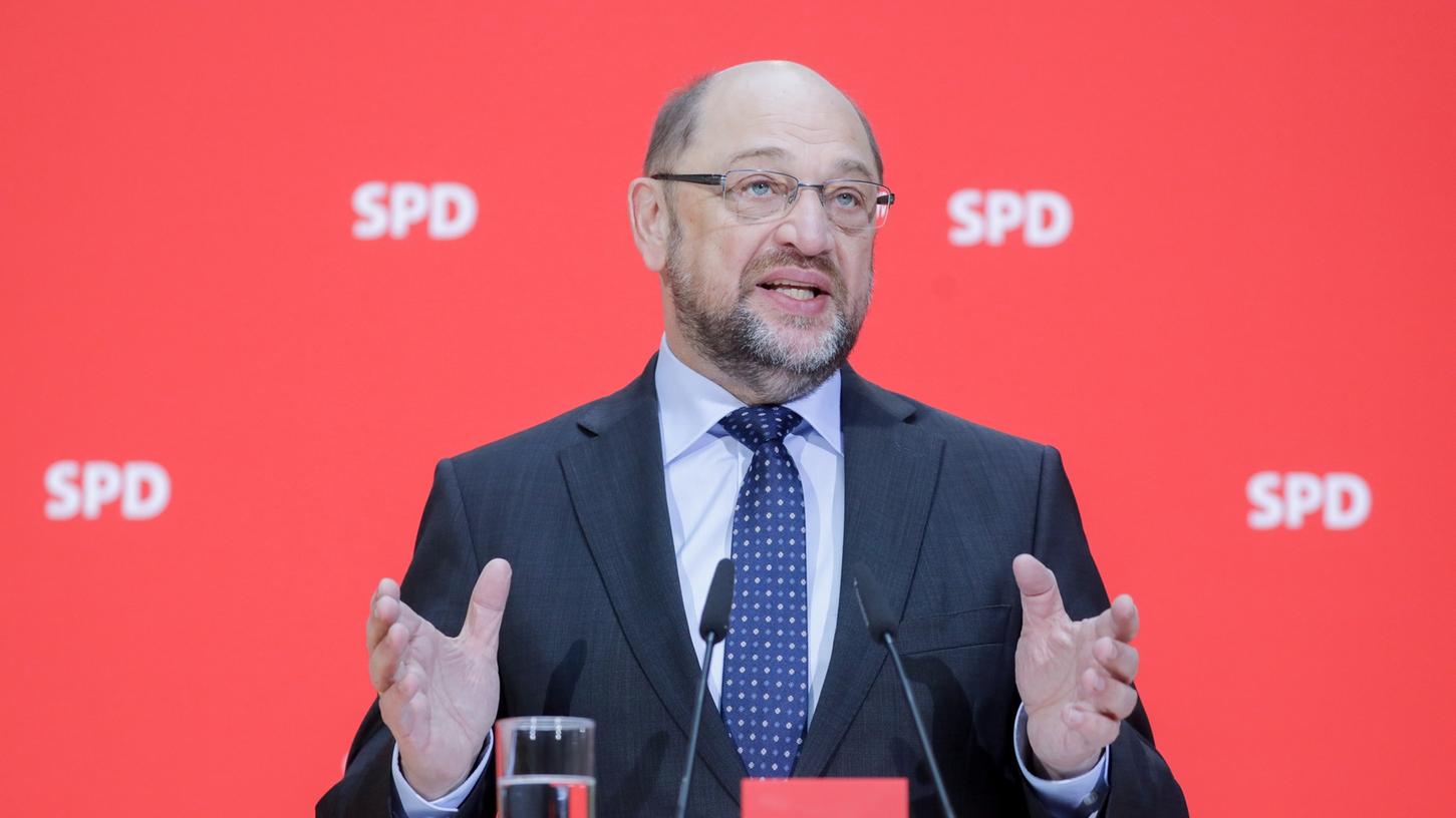 Seine Position an der Parteispitze der SPD ist keinesfalls unumstritten: Parteivorsitzender Martin Schulz.
