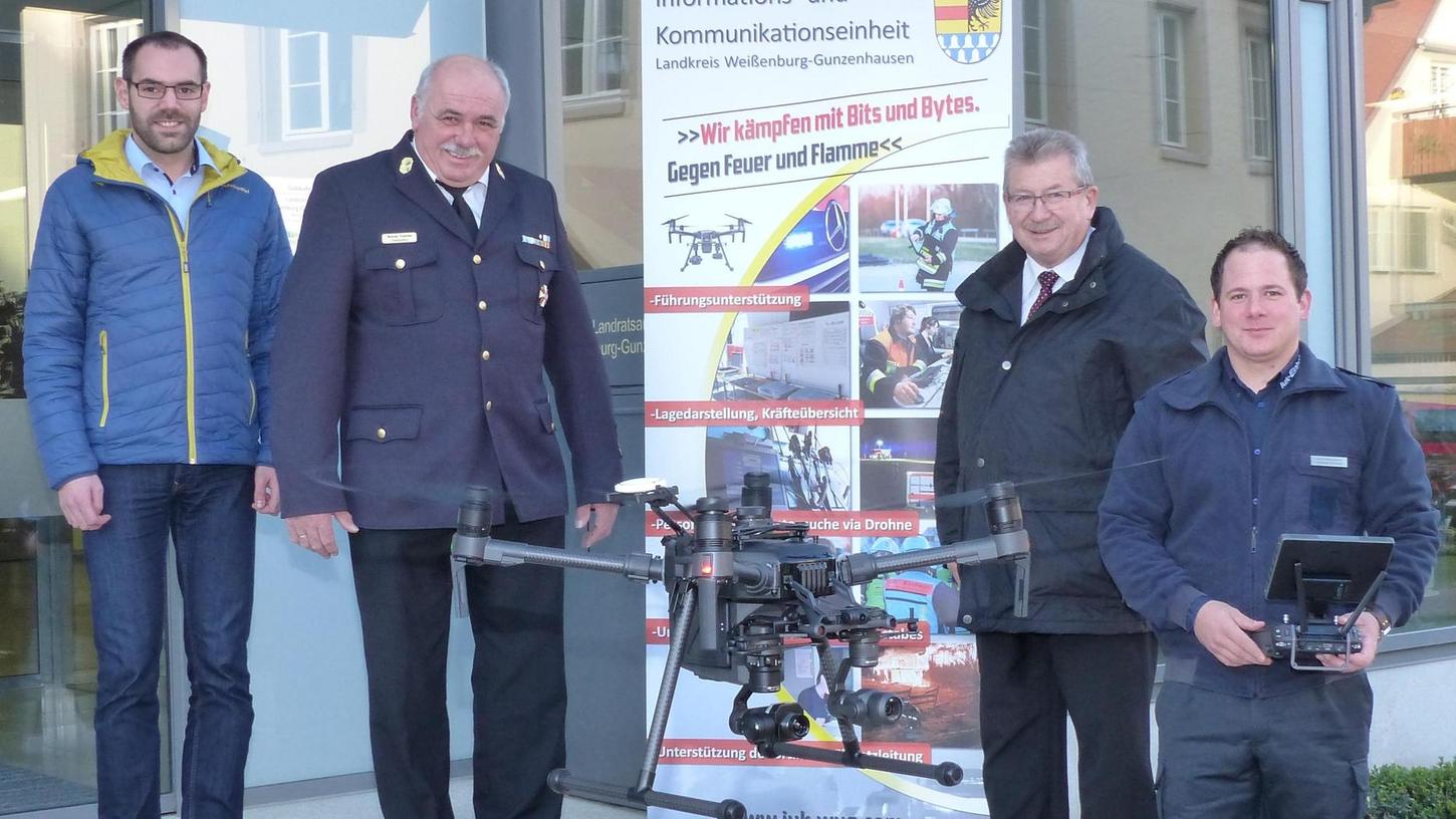 Drohne für Feuerwehren in Altmühlfranken