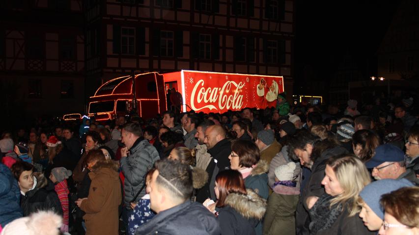 Mit Santa und Michael Russ: Coca Cola-Weihnachtstour in Schwabach