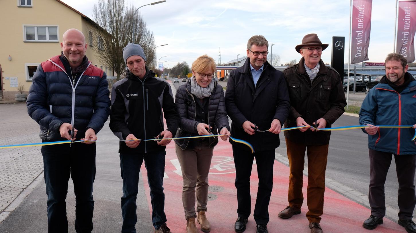 Gunzenhausen: Radweg nun größer und sicherer