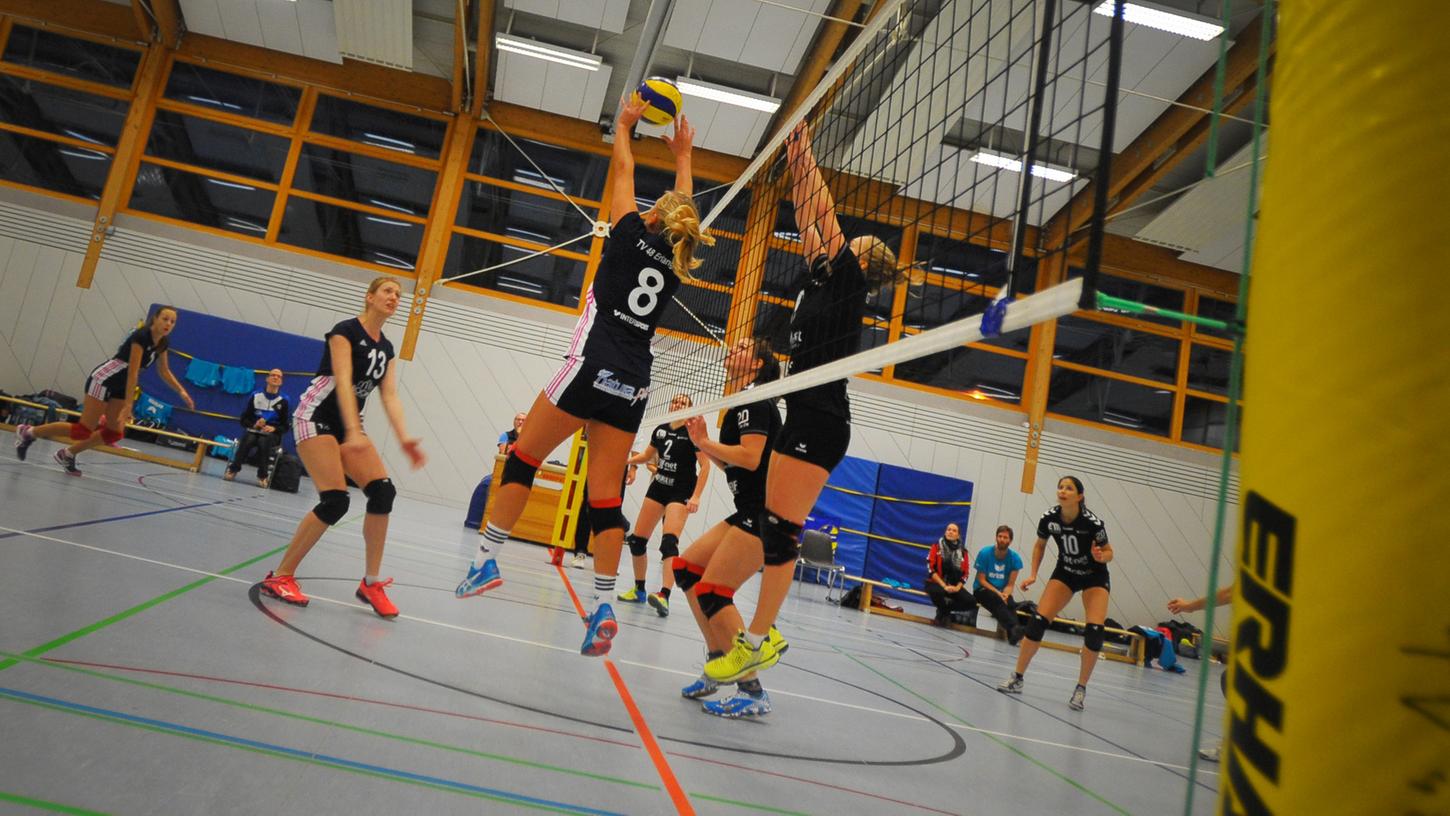 Gibt es bald wieder Regionalliga-Volleyball in Erlangen? Möglich. Die Spielerinnen des TV 48 Erlangen haben es selbst in der Hand.