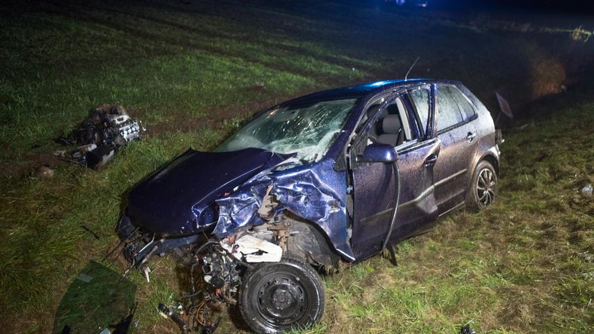 Auto übersehen: Mann nach Unfall in Lebensgefahr