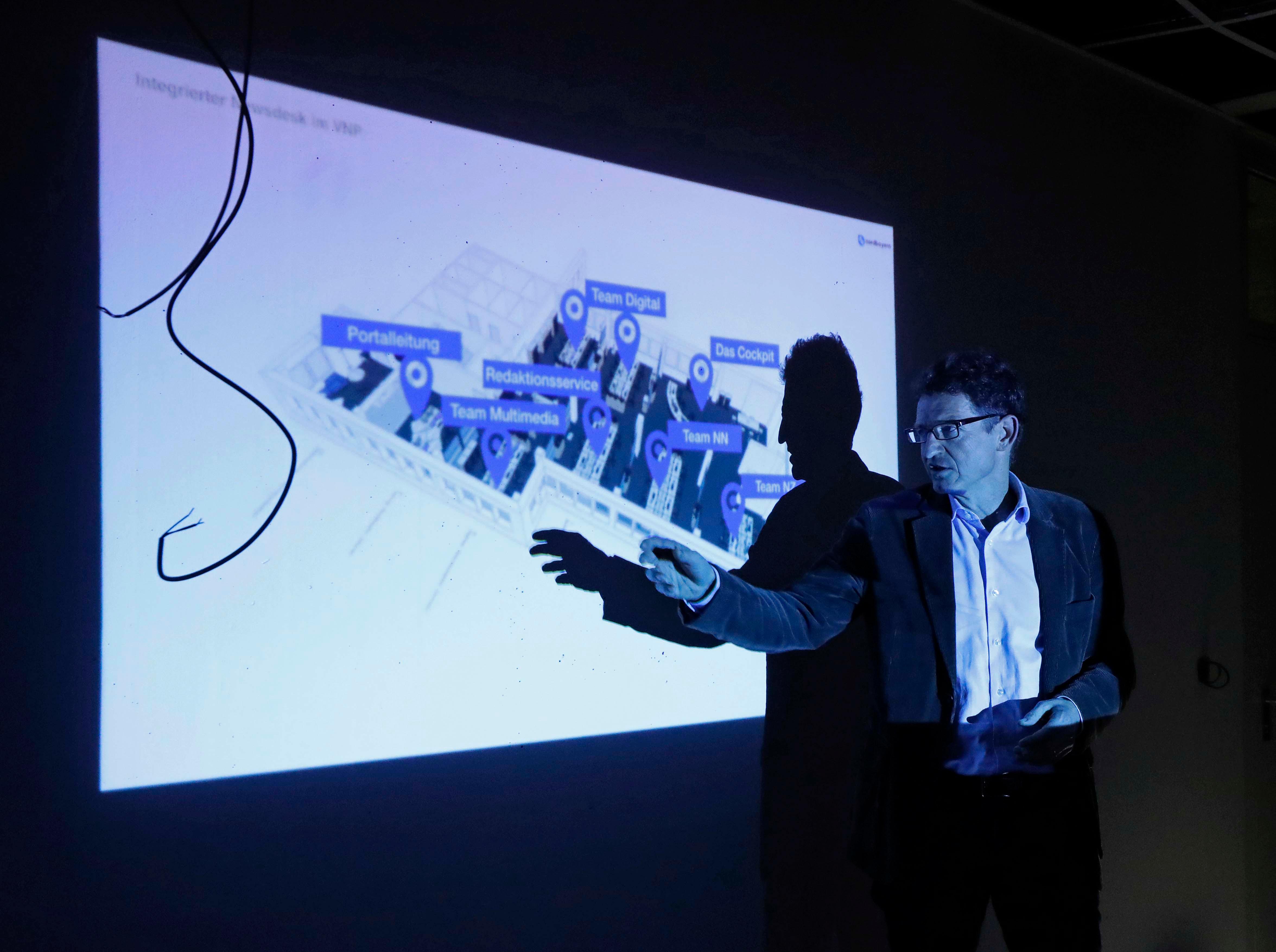 Damit sämtliche Kanäle optimal bespielt werden können, sind erneut Umbauten nötig. 2017 ist das Redaktionsgebäude wieder eine große Baustelle: der integrierte Newsdesk entsteht. NN-Chefredakteur Michael Husarek erläutert beim Baustellenfest die Details.