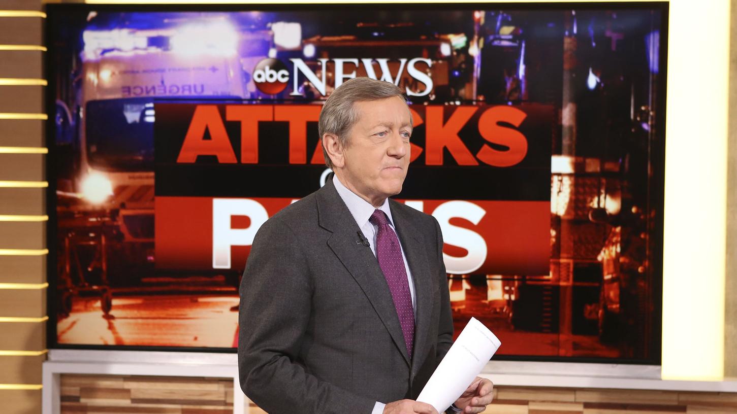 ABC-Investigativ-Journalist Brian Ross spricht in der Sendung "Good Morning America" vom ABC Television Network. Wegen eines "schwerwiegenden Irrtums" in einem Bericht über Trumps ehemaligen Topberater Flynn hat der US-Sender ABC News Ross für vier Wochen ohne Gehaltszahlungen freigestellt.
