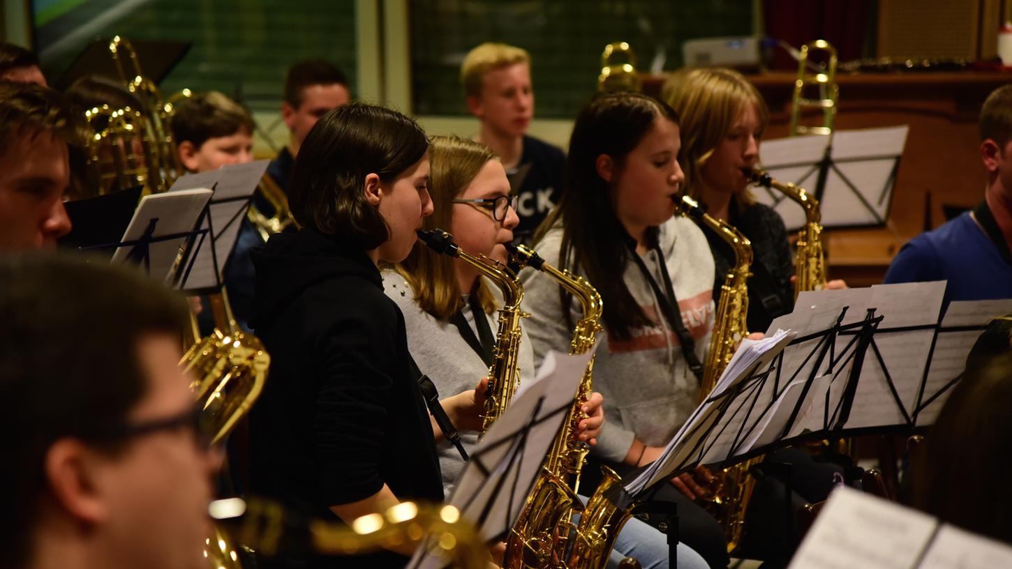 So sehen musikalische Marathonläufer aus: Der Musikvereien Forchheim-Buckenhofen. So sehen musikalische Marathonläufer aus: Der Musikvereien Forchheim-Buckenhofen.