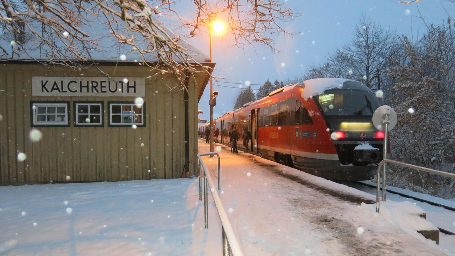 Während der Bauarbeiten müssen die Fahrgäste in Kalchreuth in Busse umsteigen.