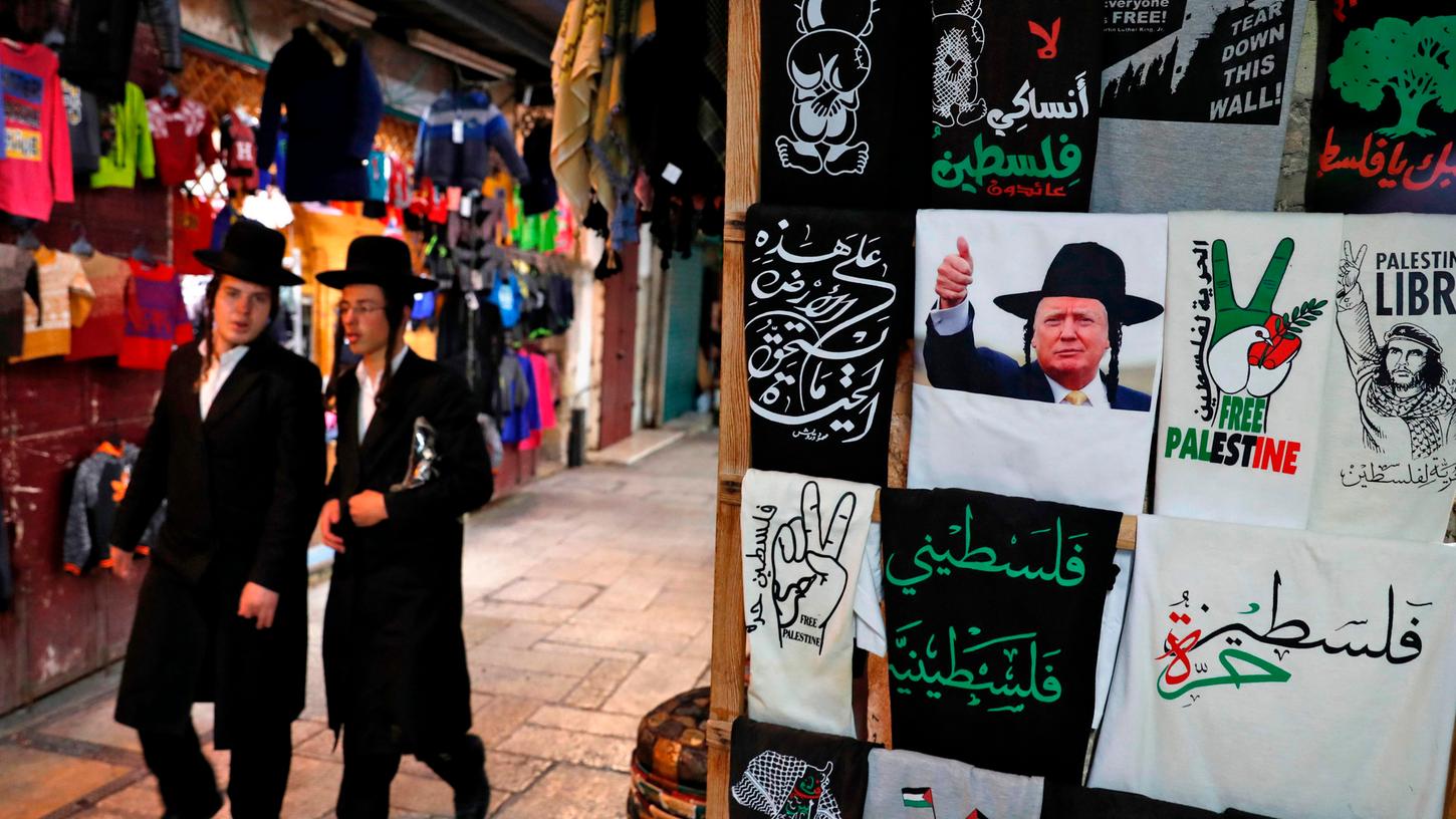 In der Altstadt von Jerusalem ist Donald Trumps Plan, die US-Botschaft in die "ewige" Hauptstadt zu verlagern, höchst umstritten.