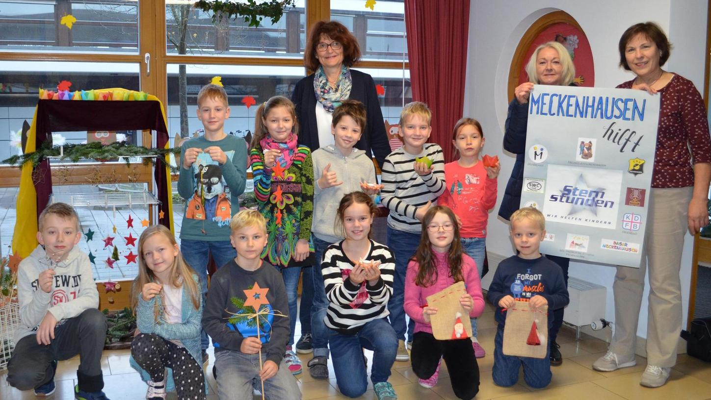 Meckenhausen: Grundschüler basteln für die 