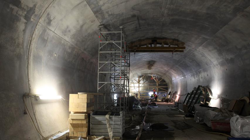 Zu Besuch im Untergrund: Hier entsteht der U-Bahnhof Großreuth