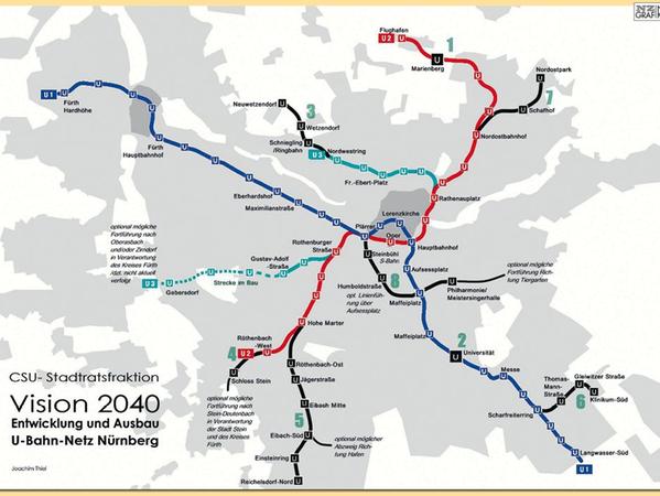 Für Milliarden-Betrag: CSU will Nürnbergs U-Bahn ausbauen