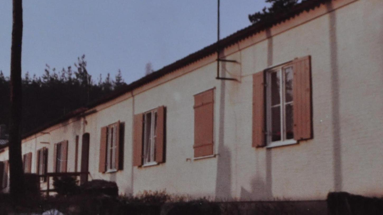 Die Heilstättensiedlung kurz nach dem Krieg: In den lang gestreckten Baracken fanden bis zu zehn Familien Platz.
