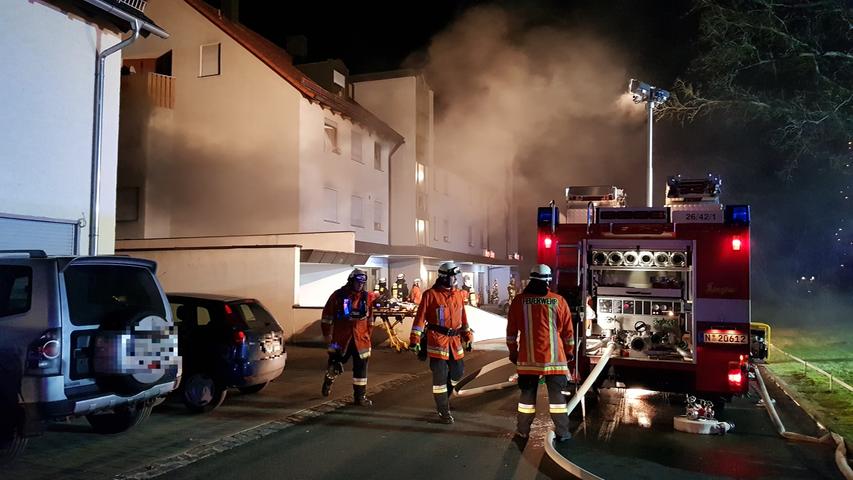 Zimmerbrand in der Katzwanger Hauptstraße