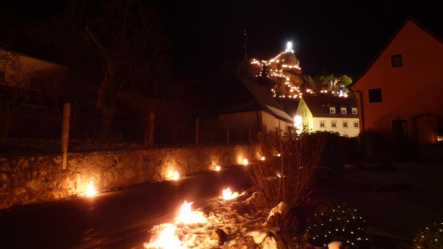Wichsenstein feierte das erste Lichterfest der Saison