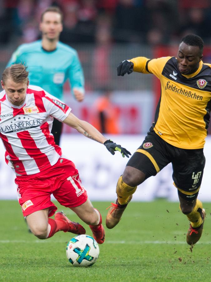 Dynamo Dresden feierte einen knappen 1:0-Auswärtssieg bei Union Berlin.