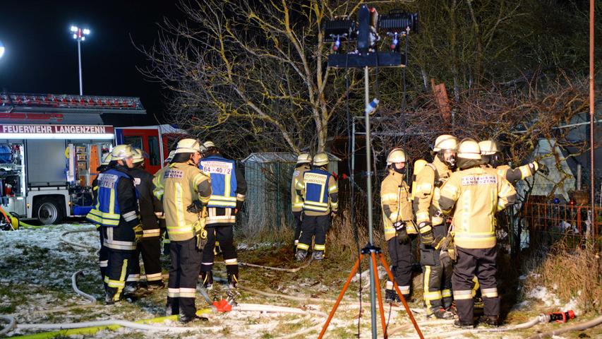 Feuer in Hardhof: Mensch stirbt bei Hüttenbrand