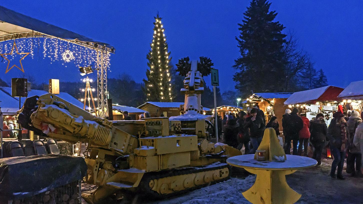 Verschneite Weihnacht in Auerbach Verschneite Weihnacht in Auerbach