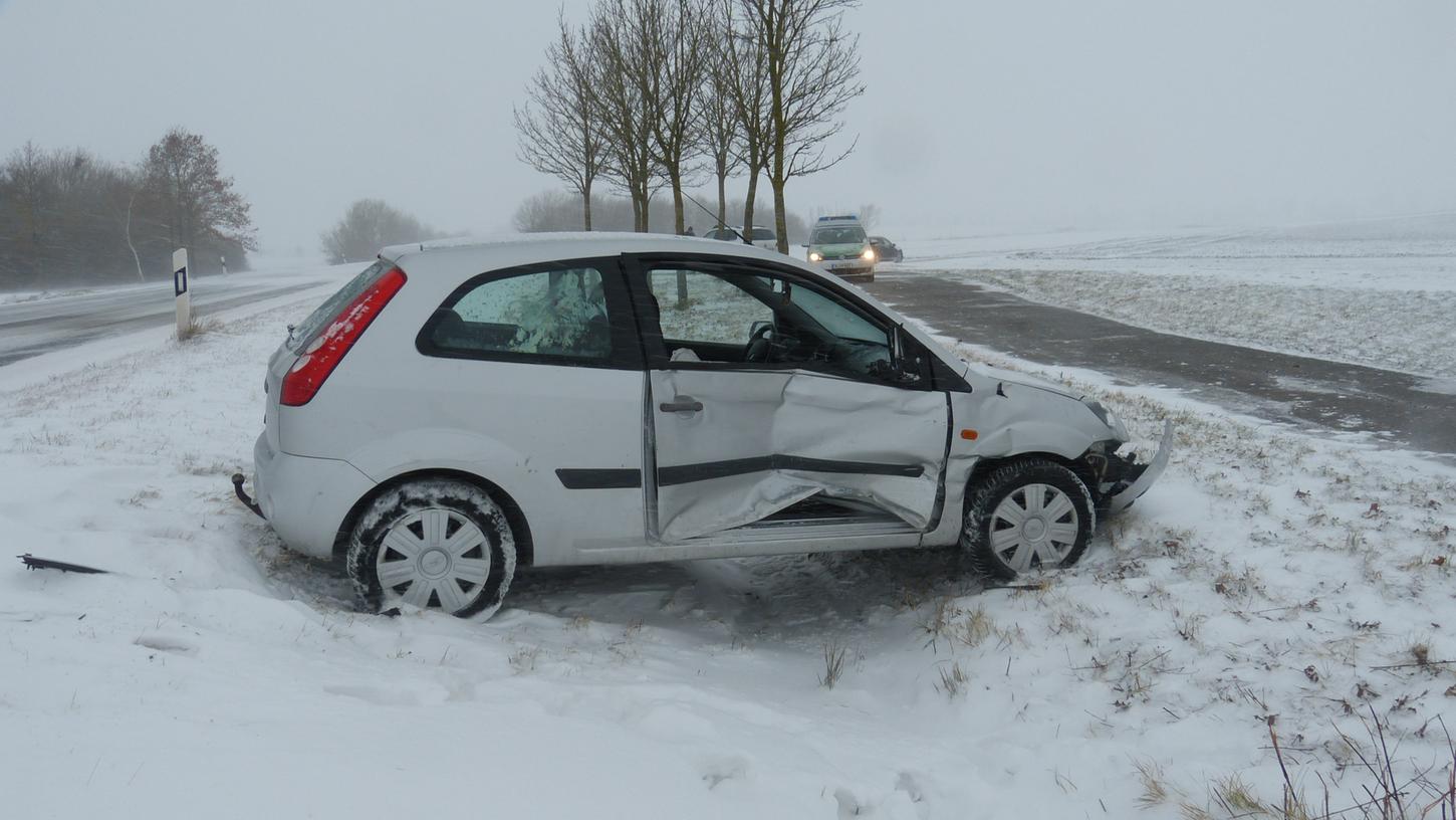 Schnee und Eis in der Region: Erneut über 200 Unfälle